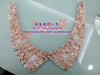 False collar handmade from pearl, wavy necklace, wholesale