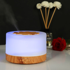 yx317700ml wood grain aromatherapy humidifier essential oil diffuser fragrance machine sun petal scent machine cross-border factory