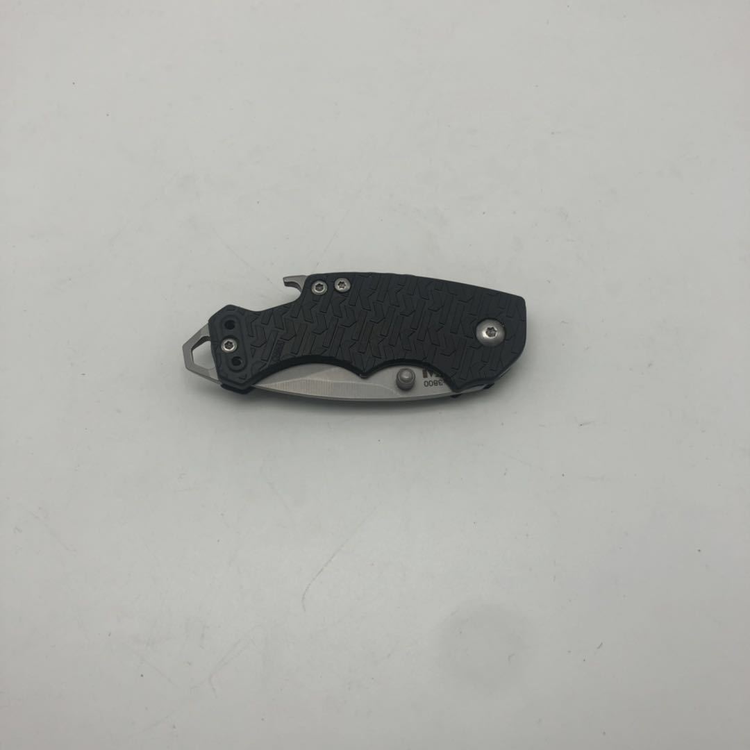 塑料柄折叠小刀带开瓶器