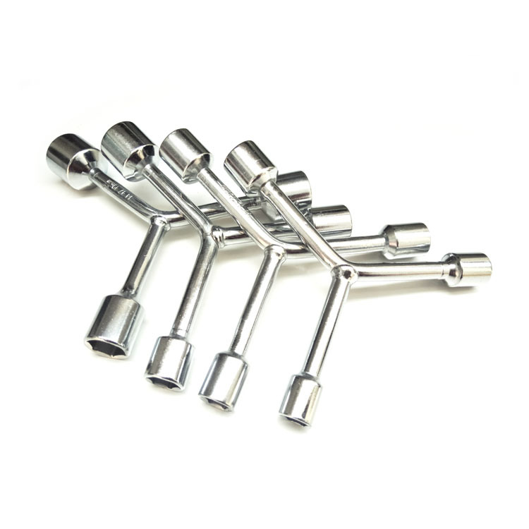 短三叉扳手 公制抛光镀铬平头内六角扳手头 批发