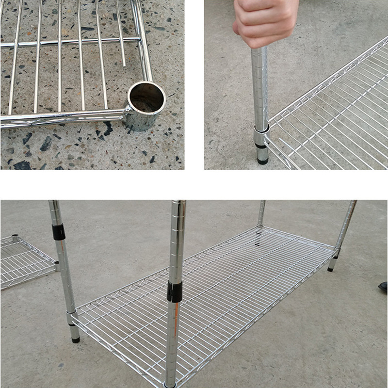 工厂直售线网货架 镀铬货架 线网推车 防静电货架 不锈钢线网货架