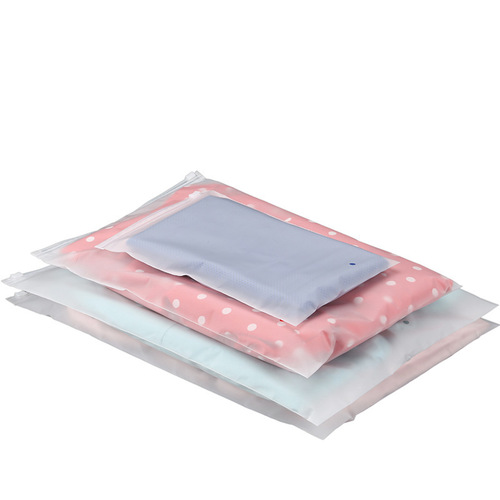Garment Zipper Bag, PE Packaging Bag, Plastic Self-Sealing Bag, EVA Frosted Transparent Sealing Bag, Packaging Bag with Printing Capability