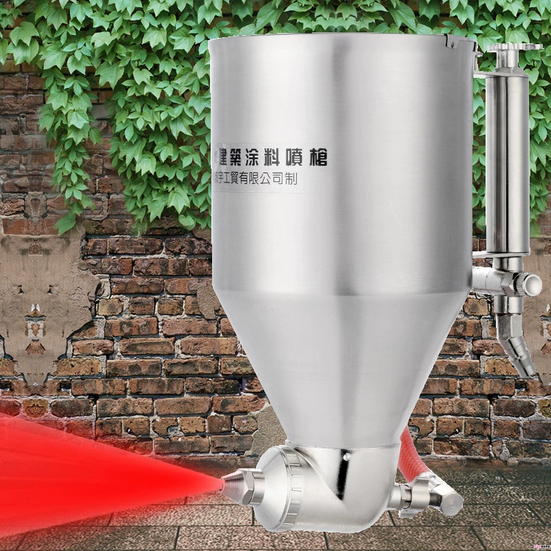 Прямые поставки с фабрики наружная стена Настоящий камень Краскораспылитель 304 нержавеющая сталь Краскораспылитель инструмент для распыления диатомовой грязи цементный раствор