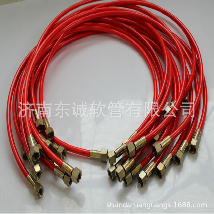 高压清洗软管4MM高压喷涂软管高压油管6mm*12mm高压油管量大优惠