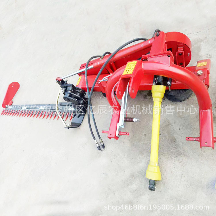 辽宁热销大宽幅辣椒芦苇牧草中草药收割机四轮车配套秸秆割晒机