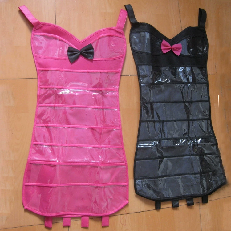 Creative storage system, hanging organiser, evening dress, vest, storage bag