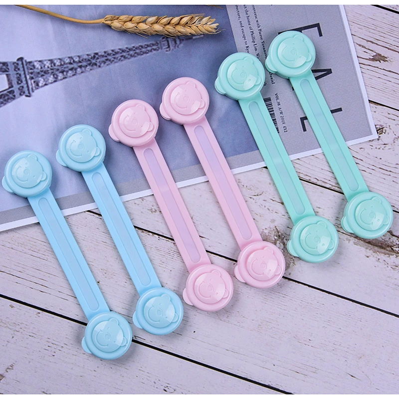 Многофункциональный детский замок для ручного ящика с защитой от защемления Детский защитный замок Защита детей Детские товары Дверь шкафа Замок с головой медведя