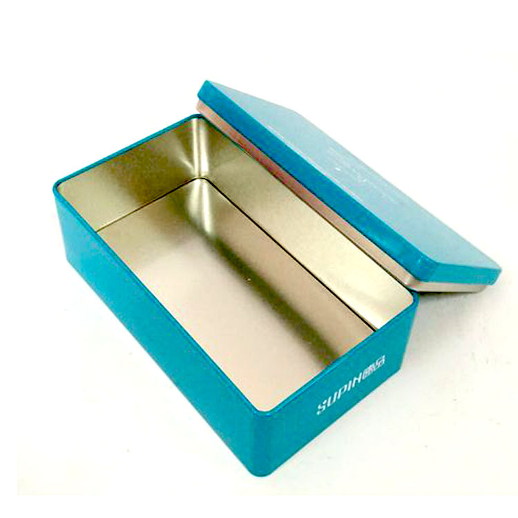 马口铁长方茶叶铁盒内塞盖茶叶礼品铁罐马口铁糖果罐饼干包装铁盒