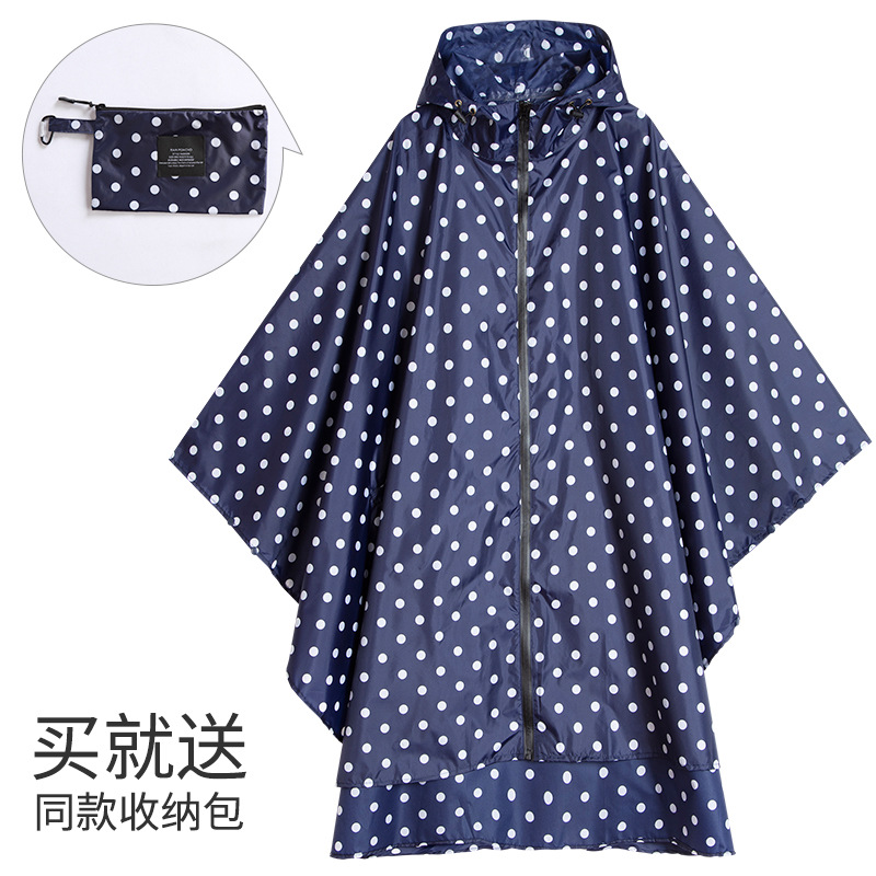 Fabricantes venden japonés Corea del Sur moda Capa delgada hombres y mujeres adultos impermeable poncho mochila ciclismo Amazon comercio exterior image 14