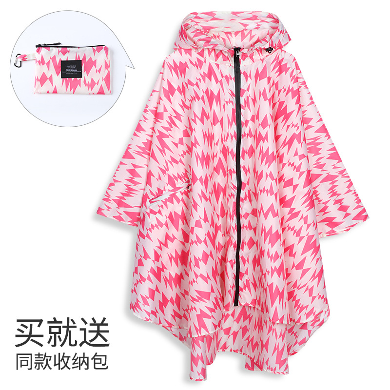 Fabricantes venden japonés Corea del Sur moda Capa delgada hombres y mujeres adultos impermeable poncho mochila ciclismo Amazon comercio exterior image 42