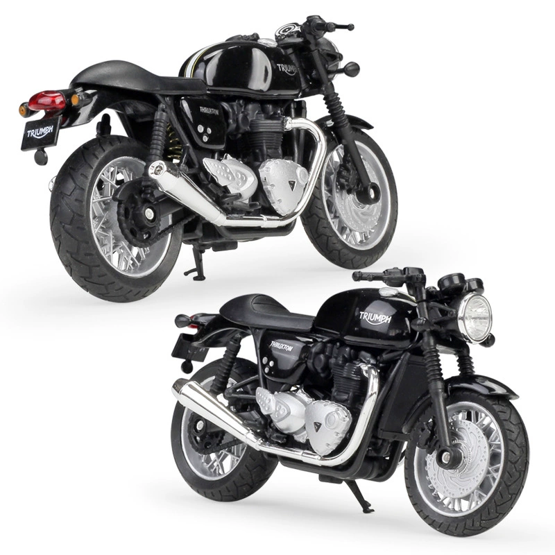 Welly Willie 1:18 Triumph ThRuxton 1200 Street модель автомобиля из сплава с имитацией