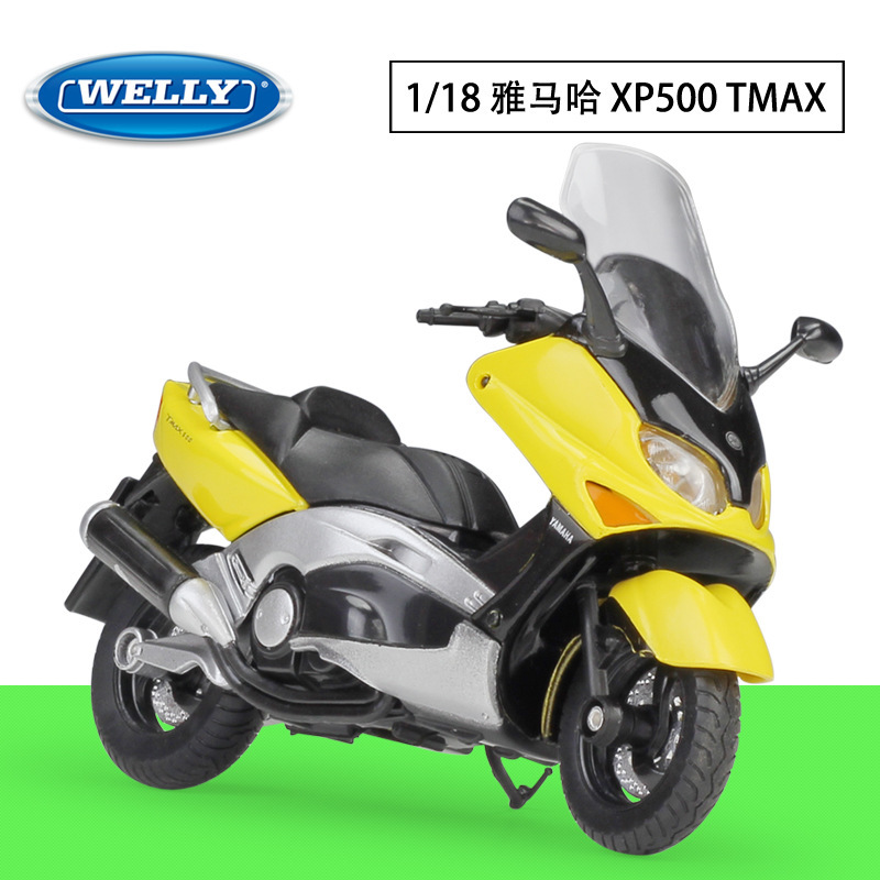 Wellly Willy 1:18 YAMAHA 2001 YAMAHA XP500 TMAX simulation alloy motorcycle model