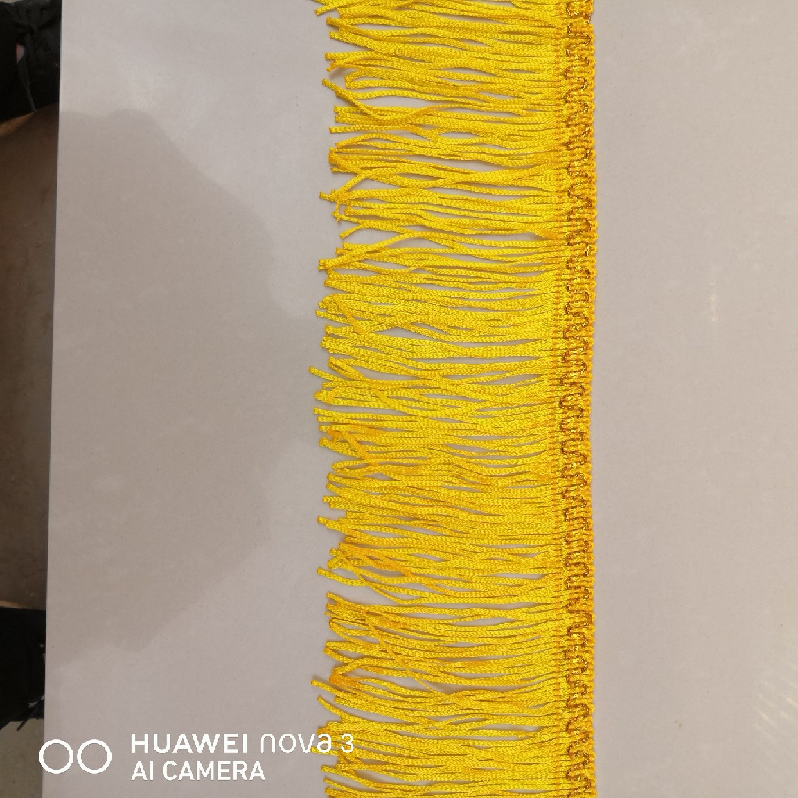 厂家供应9公分月亮边排须 龙须 旗穗 各种高 中 低档排须拉丁舞服