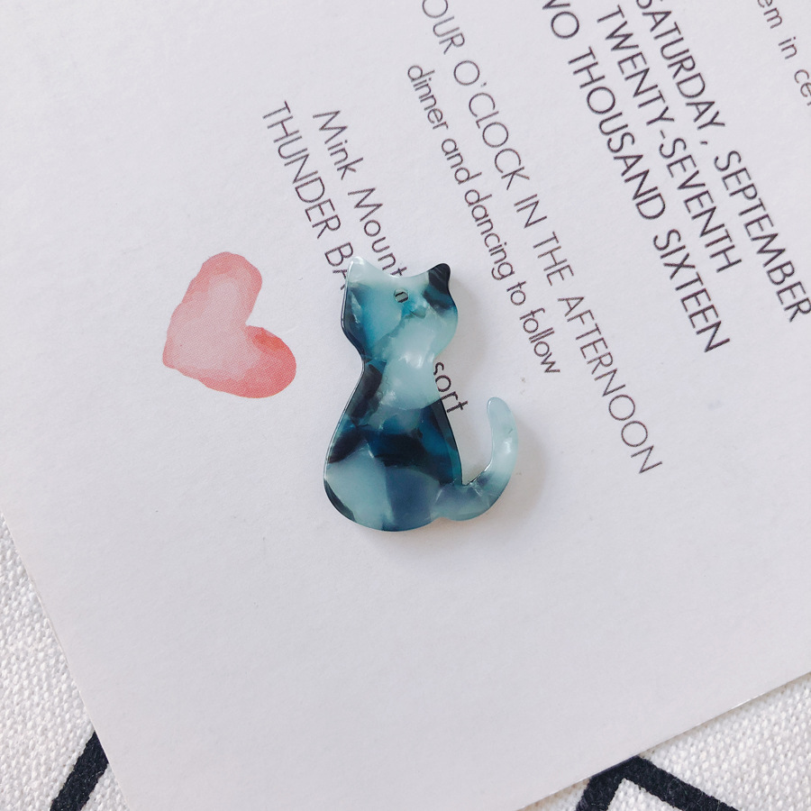 Diyアクセサリー子猫アクリル酢酸手作りアクセサリーイヤリングイヤリングイヤリングペンダントペンダントアクセサリー