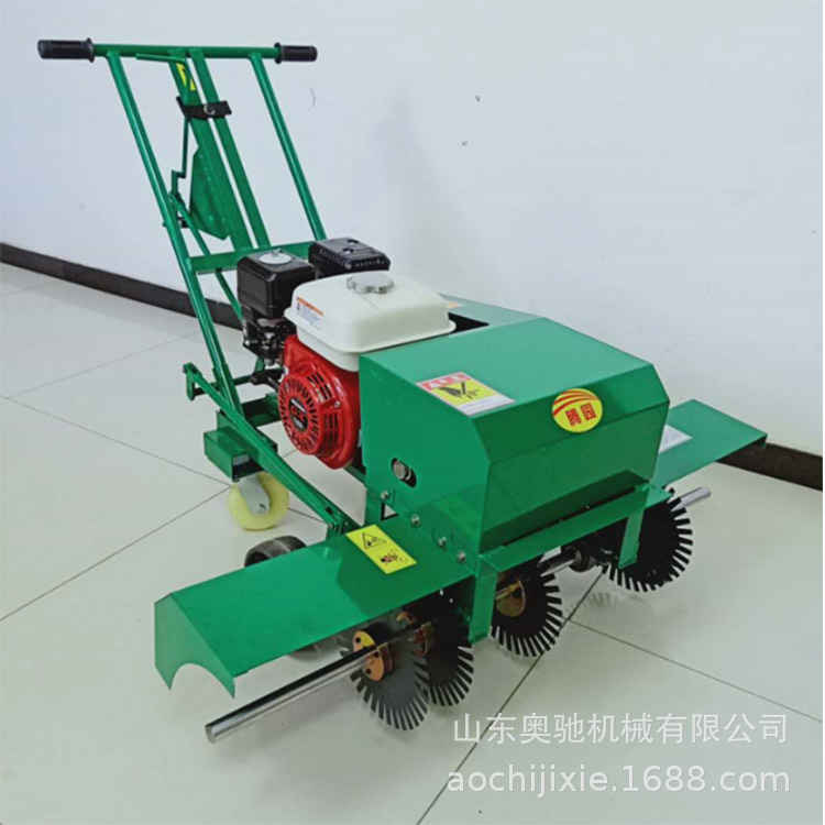 供应草坪划线机 手推式汽油动力种植草皮划线机 草皮起草割线机