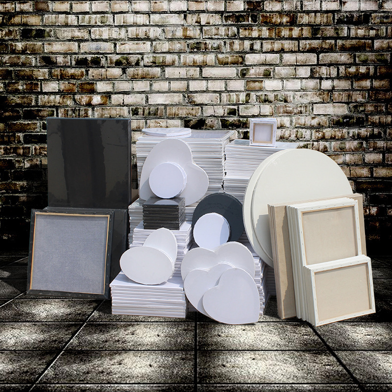 Cross-border ebay oil canvas frame pure cotton blended wish acrylic oil painting frame line solid wood oil drawing board canvas inner frame