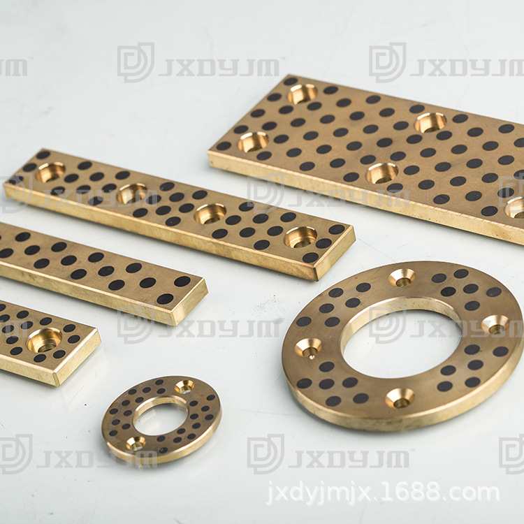 铜块 无给油耐磨块 自润滑滑板 耐磨块 压条  青铜石墨铜板 可定