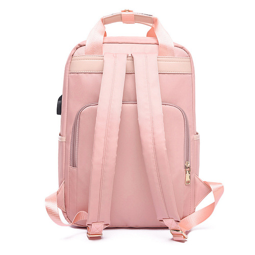 Factory wholesale USB backpack laptop bag 14 inches 15.6 inches for men and women large capacity fashionable waterproof