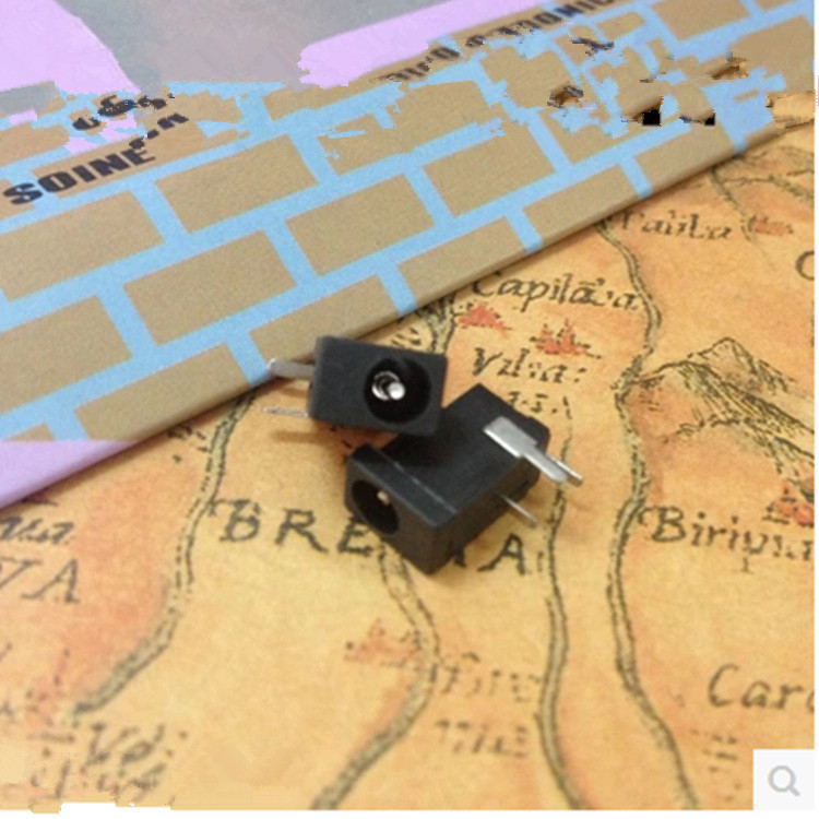 DC座子 电源插座DC002 驱动板电源接口3.5-1.3mm 3.5*1.35座 DC头