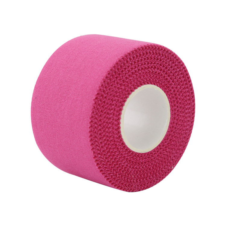 Fabricantes al por mayor de dientes blancos adhesivos deportivos película de piel muñeca tobillo color protector de dedos cinta adhesiva fija