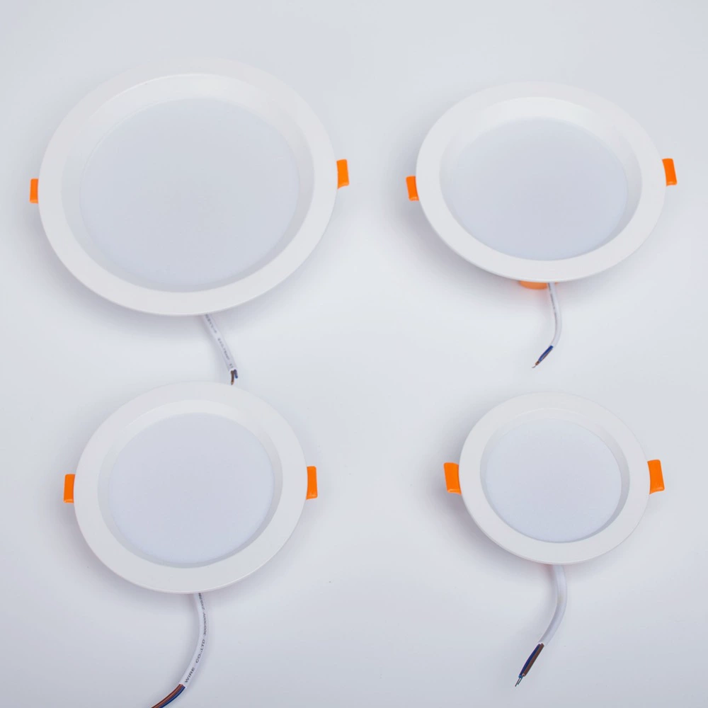 LED двухцветный встроенный потолочный светильник, 2.5 дюйма, 2.5 дюйма, 6 Вт, 3.5 дюйма, 9 Вт