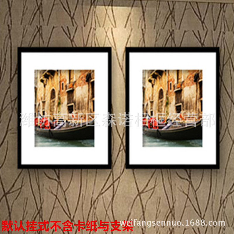 Solid Wood Photo Frame 7 inch 4 open 8KA2A3a4 wooden picture frame photo wall wholesale engraving silk screen printing Solid Wood Photo Frame 7 inch 4 open 8KA2A3a4 wooden picture frame photo wall wholesale engraving silk screen printing