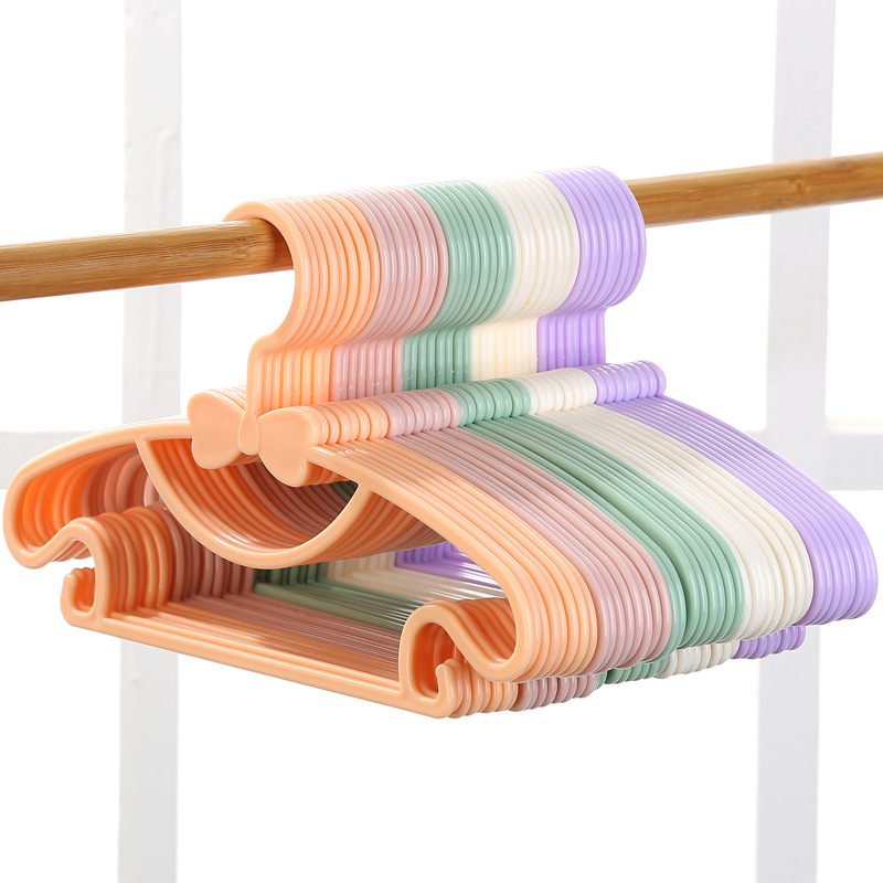 Ropa para niños percha Bebé Ropa para bebés percha ropa para niños percha ropa de dibujos animados rack de plástico antideslizante ropa rack ropa soporte