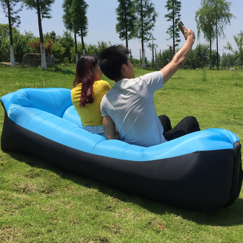 Manufacturer outdoor fast inflatable bed portable air sofa pillow inflatable sofa e-commerce dropshipping