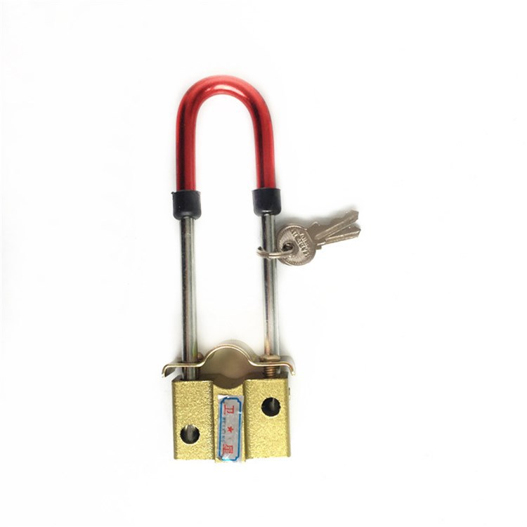 Bicicleta tenedor cerradura bicicleta fija cerradura vieja horquilla bloqueo antirrobo cerradura eléctrica coche enchufe cerradura en forma de U en stock al por mayor