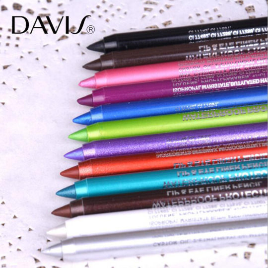 Cross-border Davis fashion makeup big eyes eyebrow pencil eyeliner lip liner
