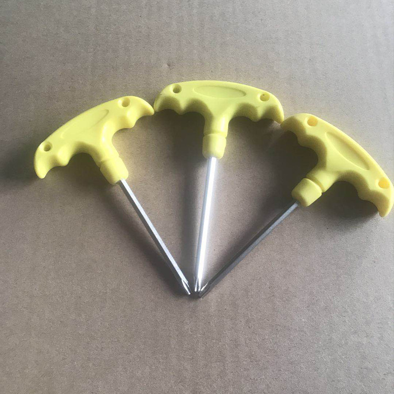 供应超硬S2包胶内六角扳手 胶柄内六角扳手 T型2.0包胶内六角扳手