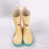 ENBIHOUSE source factory INS wind pineapple plum blossom children's boots water shoes mid -rain boots rubber children's rain shoes