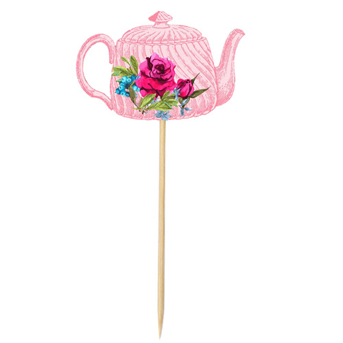 Amazon Venta caliente tarde té pastel Tarjeta de inserción paja postre Mesa decoración del partido