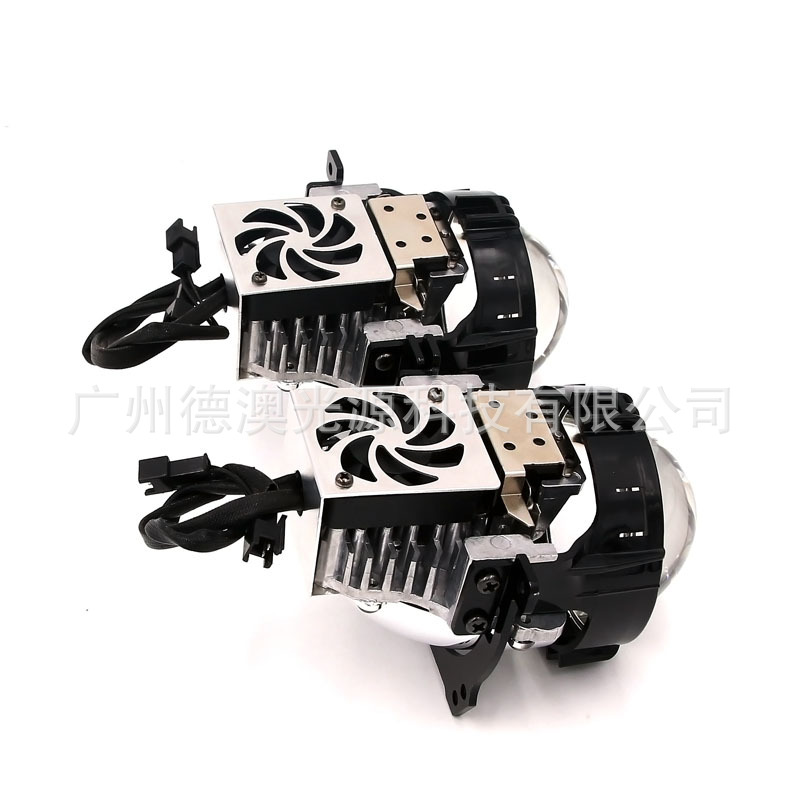 Fabricante nuevo 2,8 pulgadas LED lente de doble luz Super brillante foco de lejos y cerca de la luz integrada 45W faro de la linterna del coche