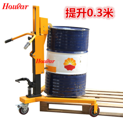 现货DT350ABC油桶搬运车托盘液压油桶手推脚踏式油罐推车手拉车|ru