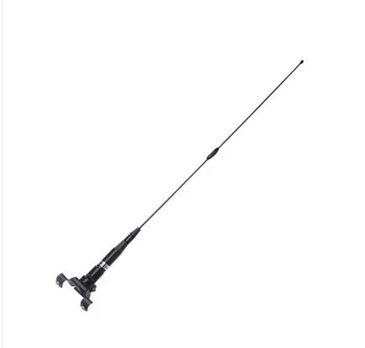Car decorative antenna card edge/clip edge car universal flagpole antenna off-road vehicle modified antenna 26 (vehicle antenna) - black-60cm-send-small-red-flag