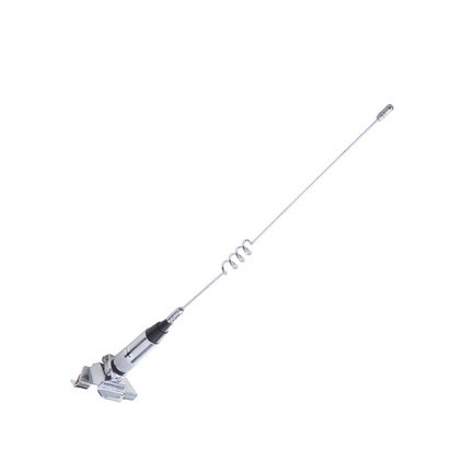 for Off-Road Vehicles – Universal vehicle antenna - silver-42cm-with-red-flag