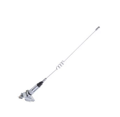 flagpole antenna off-road vehicle – vehicle antenna - silver-42cm-send-red-flag