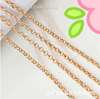 Electro -plated BLO character chain white golden iron chain copper chain twisting chain lamp chain shoe hat chain clothing decorative chain chain