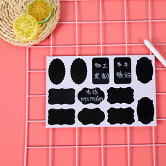 New blackboard sticker small tags personalized PVC combination foreign trade product classification self-adhesive labels P535