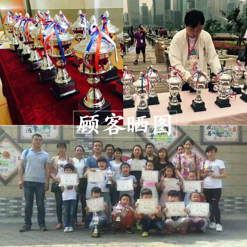 Copa de Campeones oro y plata trofeos de metales proveedores de premios escuela empresa fábrica trofeo mayorista trofeos deportivos escolares