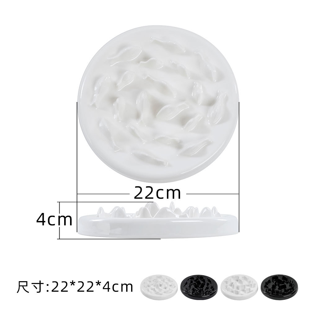 Ceramic Anti-Skid Anti-Choke Slow Eating Pet Bowl 3