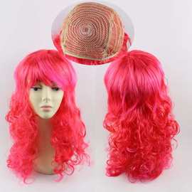 假发女道具长卷发彩色大波浪万圣节化妆舞会cosplay搞笑派对假发