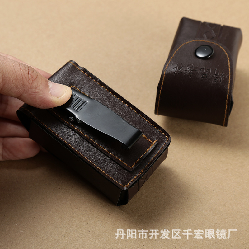 Folding clip leather case for reading glasses box clip belt box folding mirror box folding clip leather case for reading glasses box clip Folding clip leather case for reading glasses box clip belt box folding mirror box folding clip leather case for reading glasses box clip