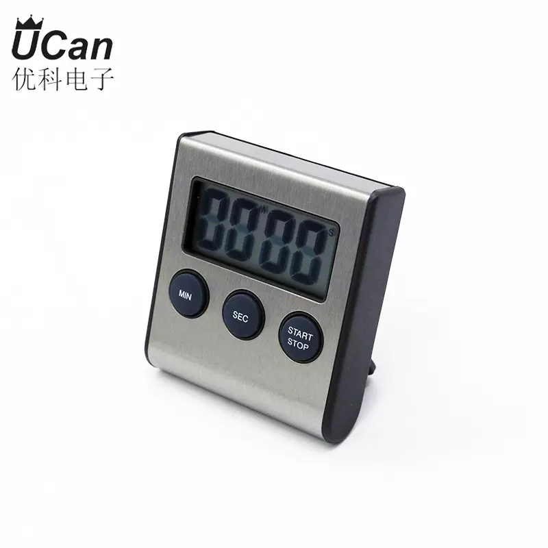 倒计时吃药提醒器家用电子计时器磁铁支架厨房铁面钢面定时器闹钟