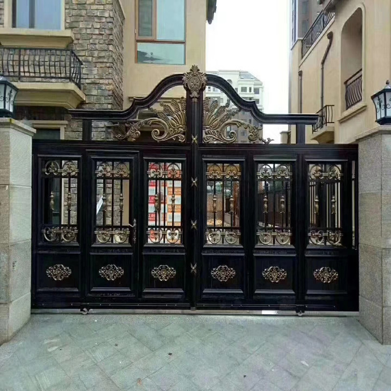 Manufacturer Supplies Aluminum Art Gates, Courtyard Aluminum Alloy Art Doors, Novel Styles of Entrance Doors, and New Models of Courtyard Gates Manufacturer Supplies Aluminum Art Gates, Courtyard Aluminum Alloy Art Doors, Novel Styles of Entrance Doors, and New Models of Courtyard Gates