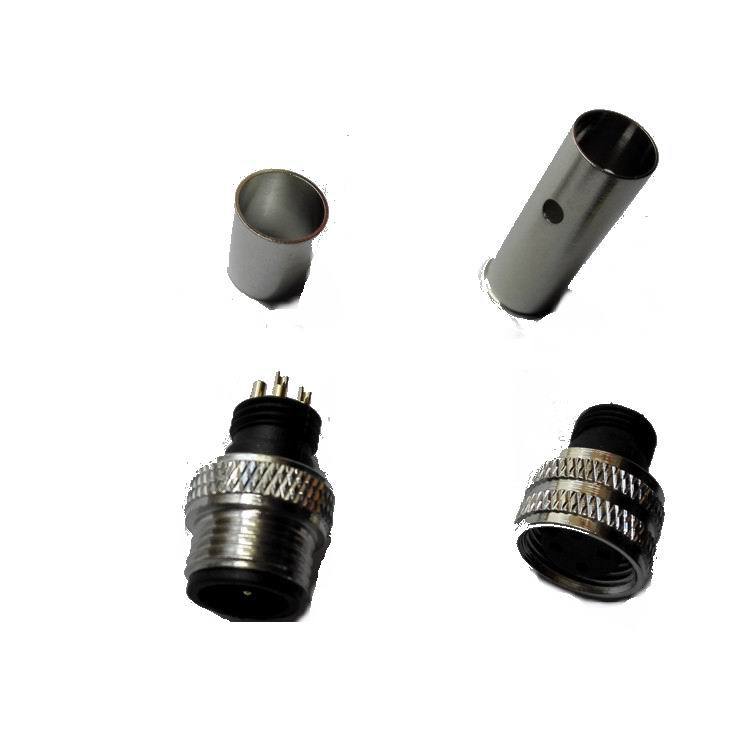 M8ע�ܽ�ͷB����5о������������M8 injection molded connectors