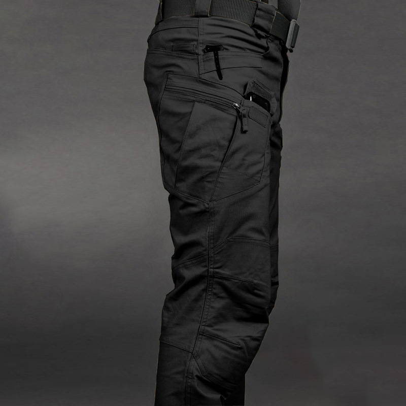 Pantalones tácticos IX7 transfronterizos, pantalones para hombre, pantalones casuales de camuflaje al aire libre, pantalones de senderismo, cónsul, verano de secado rápido, impermeable y resistente al desgaste