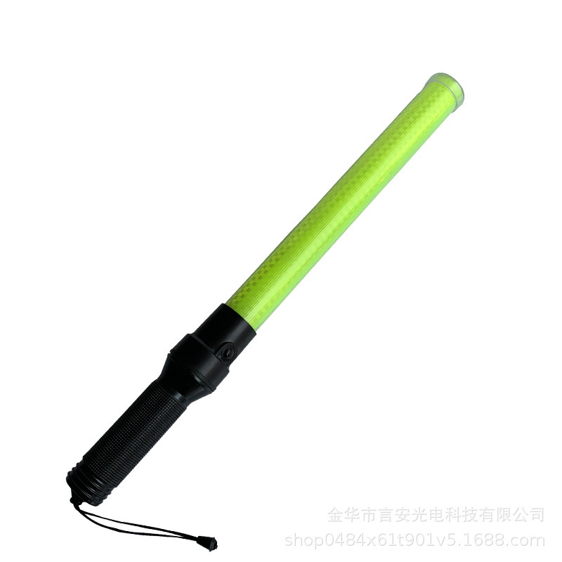 Yellow Traffic Baton Flash Signal Light Battery Type Led Warning Light Fluorescent Stick Factory Direct Sales Handheld