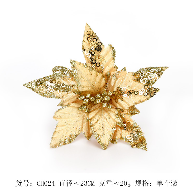 23cm cuentas puntiagudas flor